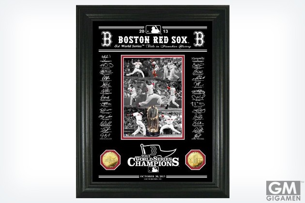 gigamen_Boston_Red_Sox_2013_World_Series_Champions_Gold_Coin_Etched_Glass_Photo_Mint
